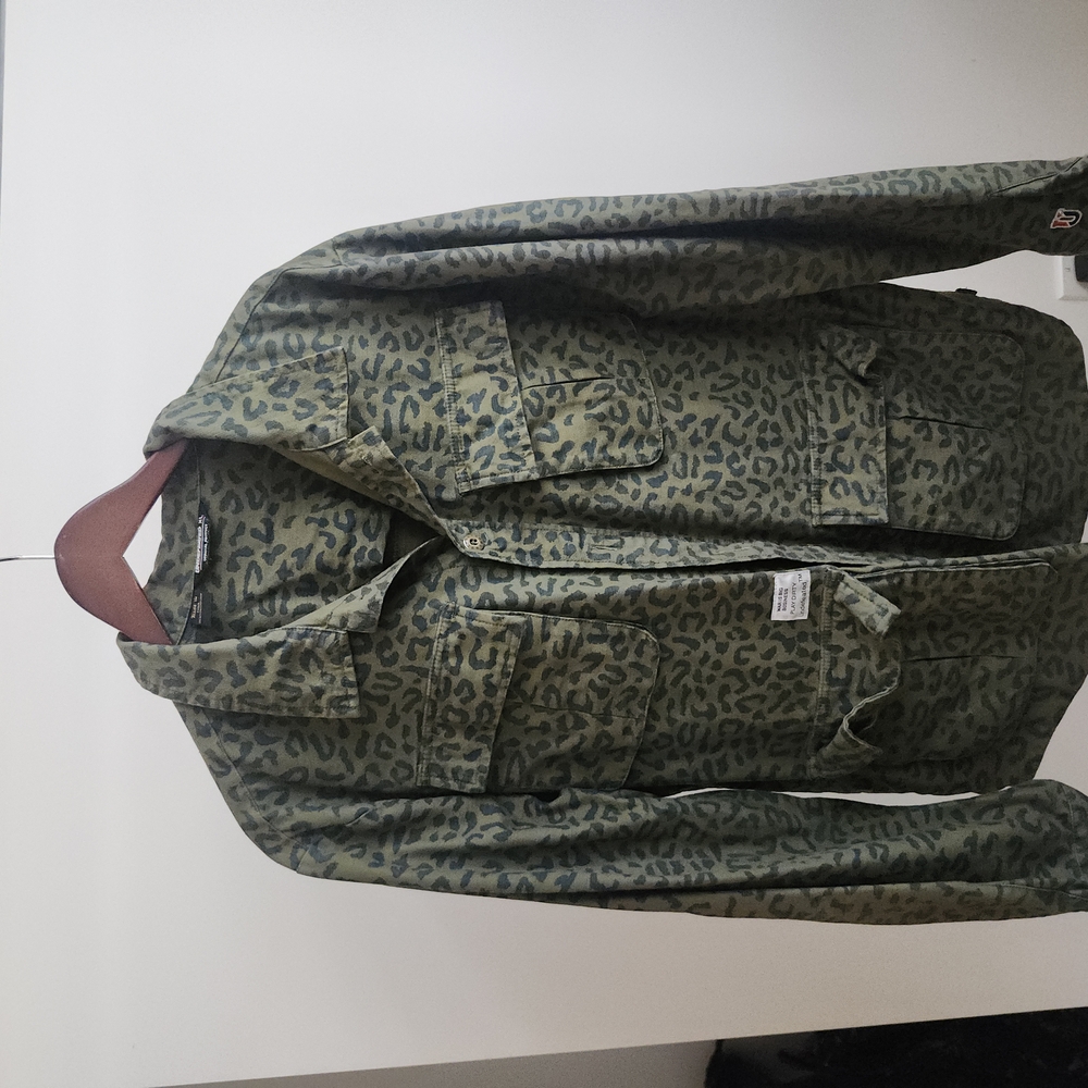 Green Leopard Print Jacket By UNDEFEATED
